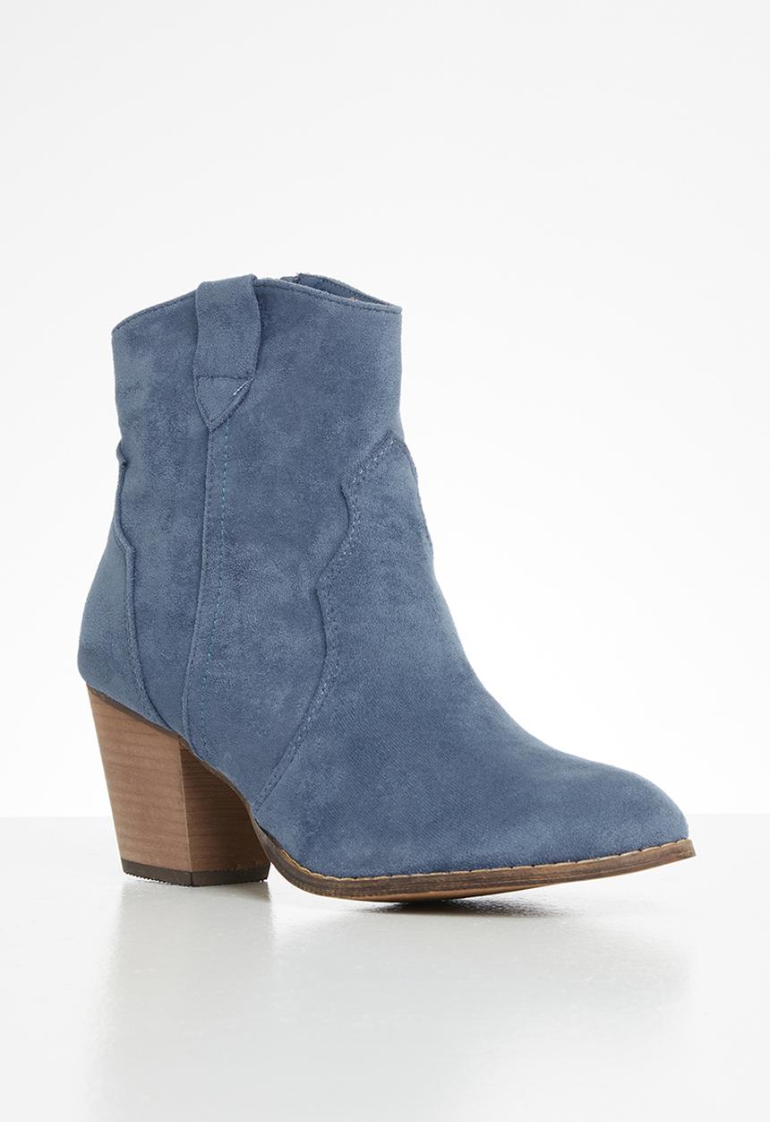 Seduction - Western ankle boot - petrol blueDNU