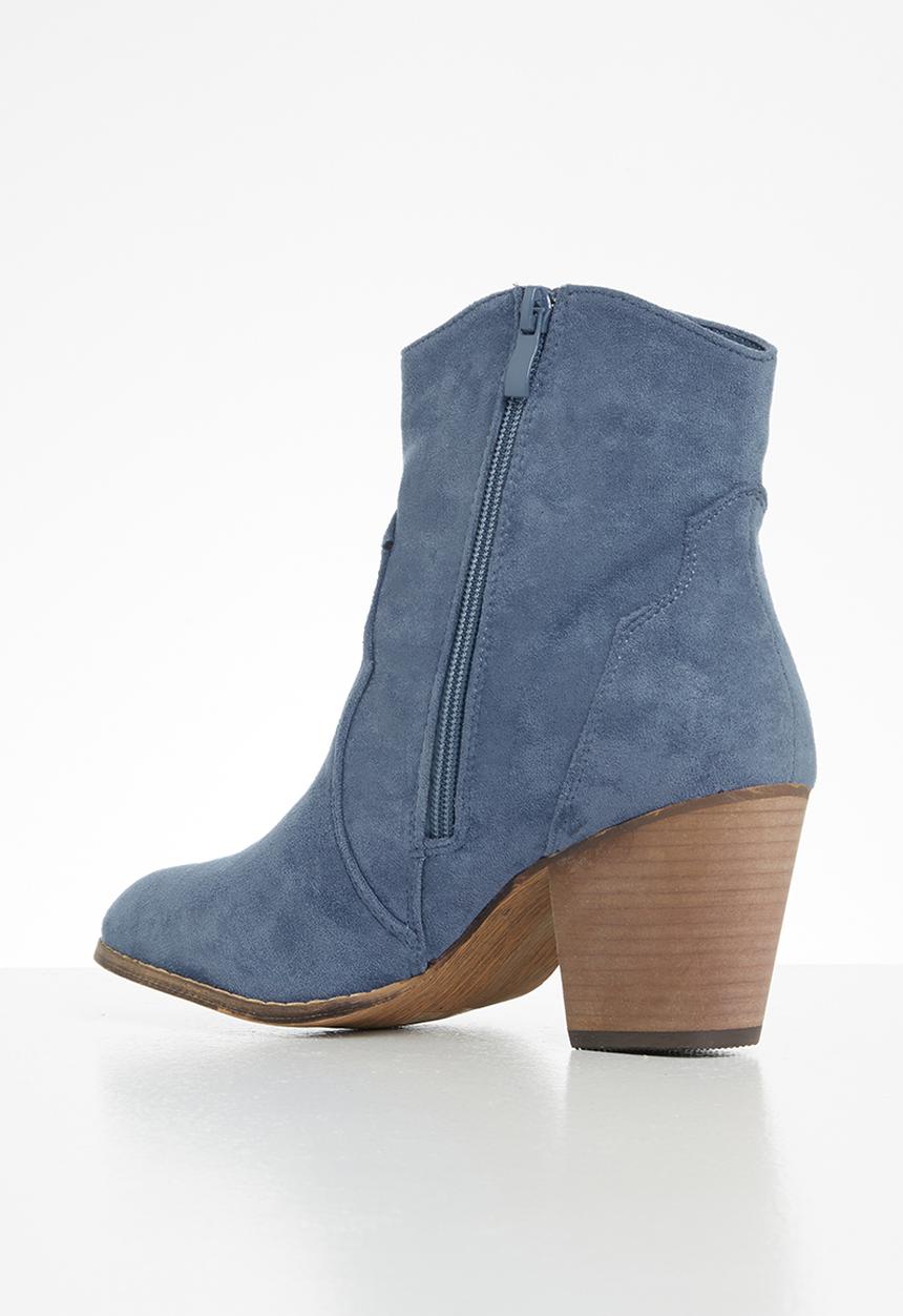 Seduction - Western ankle boot - petrol blueDNU