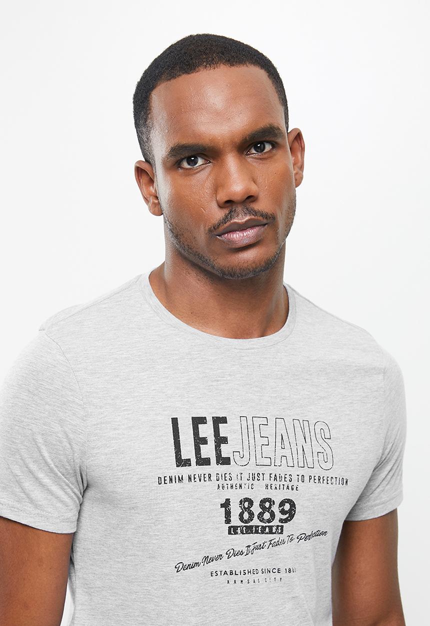 Lee  - Never dies tee - grey