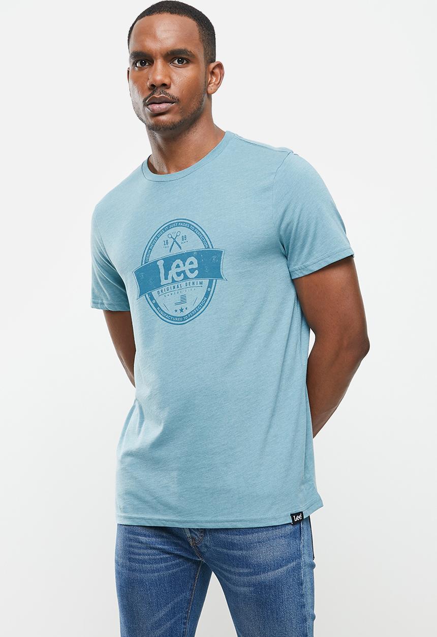 Lee  - Manufactured perfection tee - turquoise