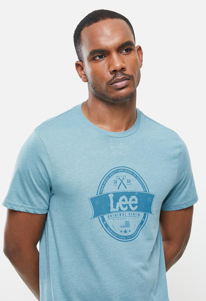 Lee  - Manufactured perfection tee - turquoise