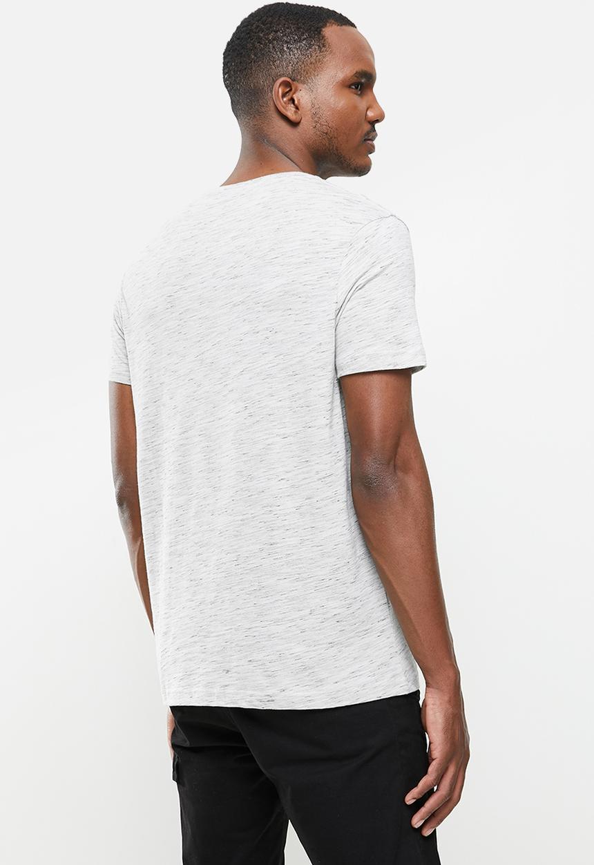 Lee  - Cracked tee - black & white