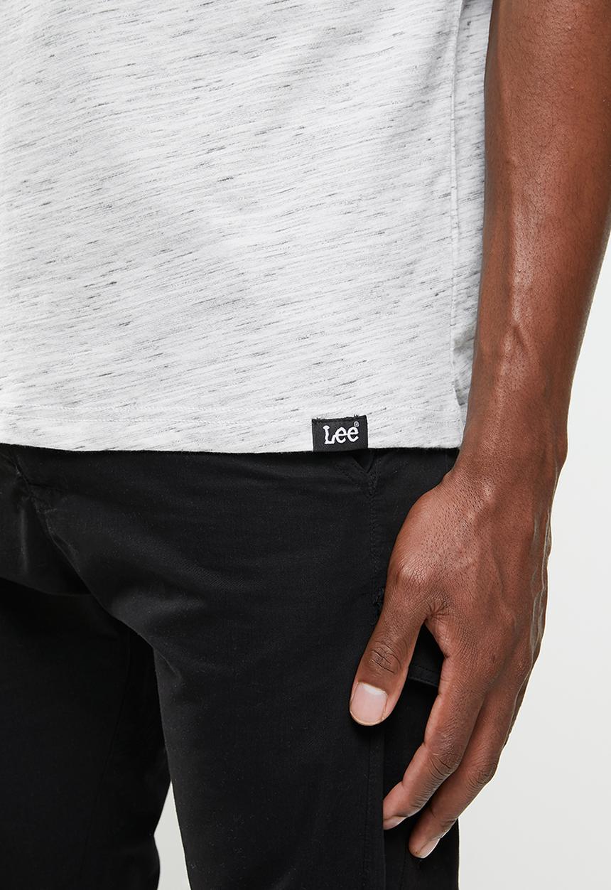 Lee  - Cracked tee - black & white