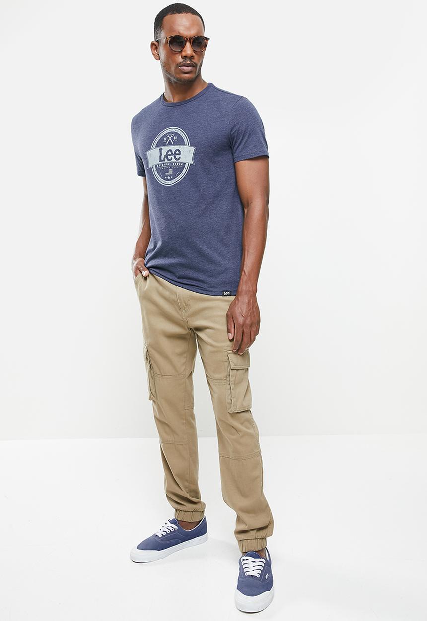 Lee  - Manufactured perfection tee - navy