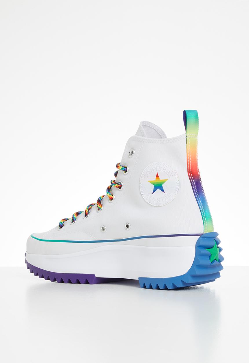 Converse - Run star hike find your pride high top hi - white/multi/white