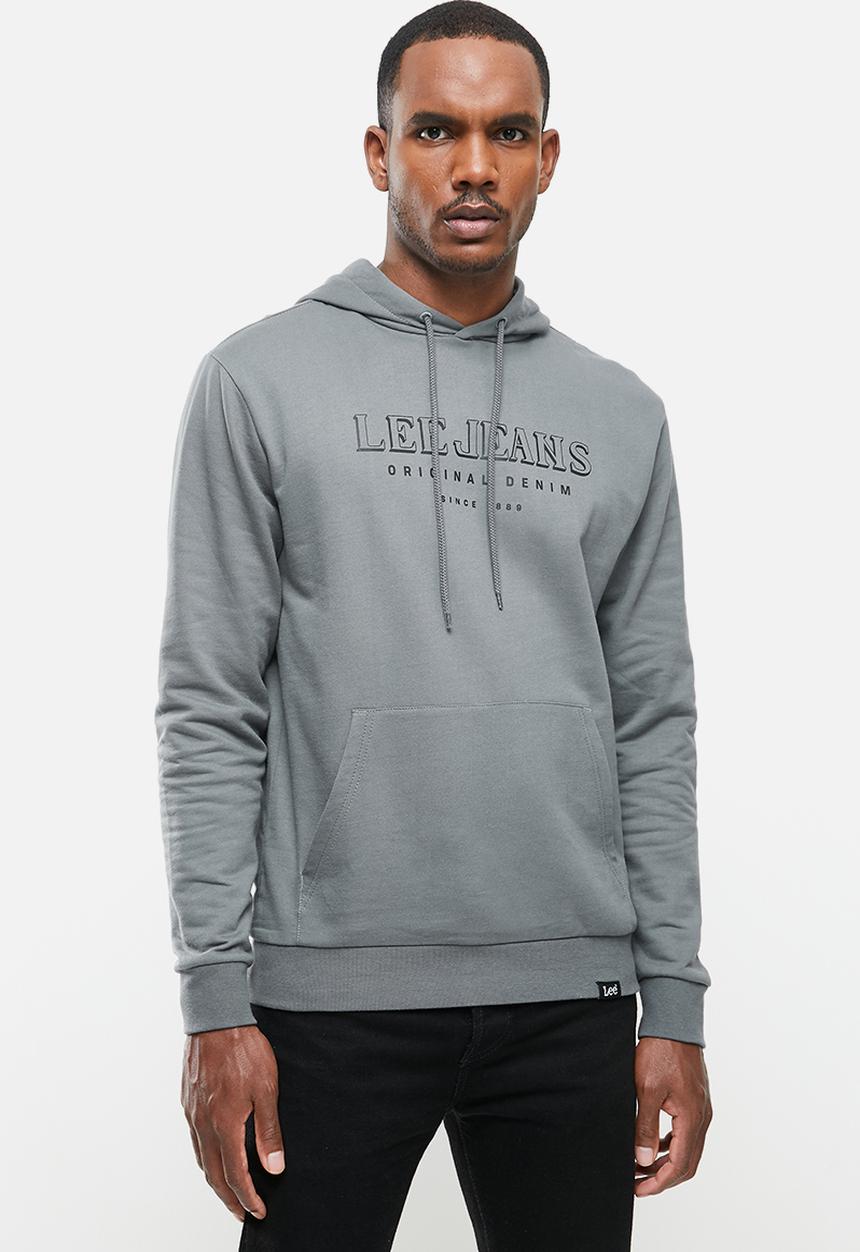 Lee  - Original denim hoodie - dark grey
