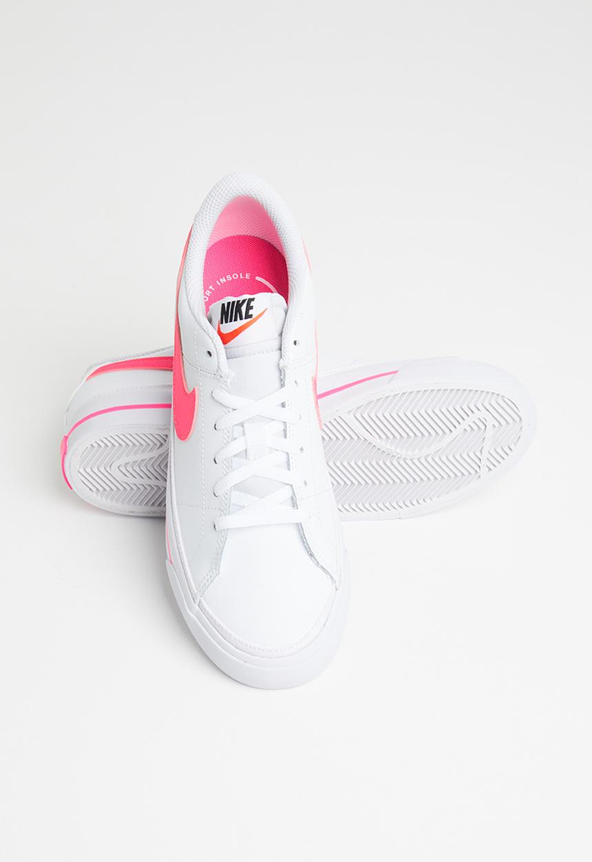 Nike - Nike court legacy - white & hyper pink