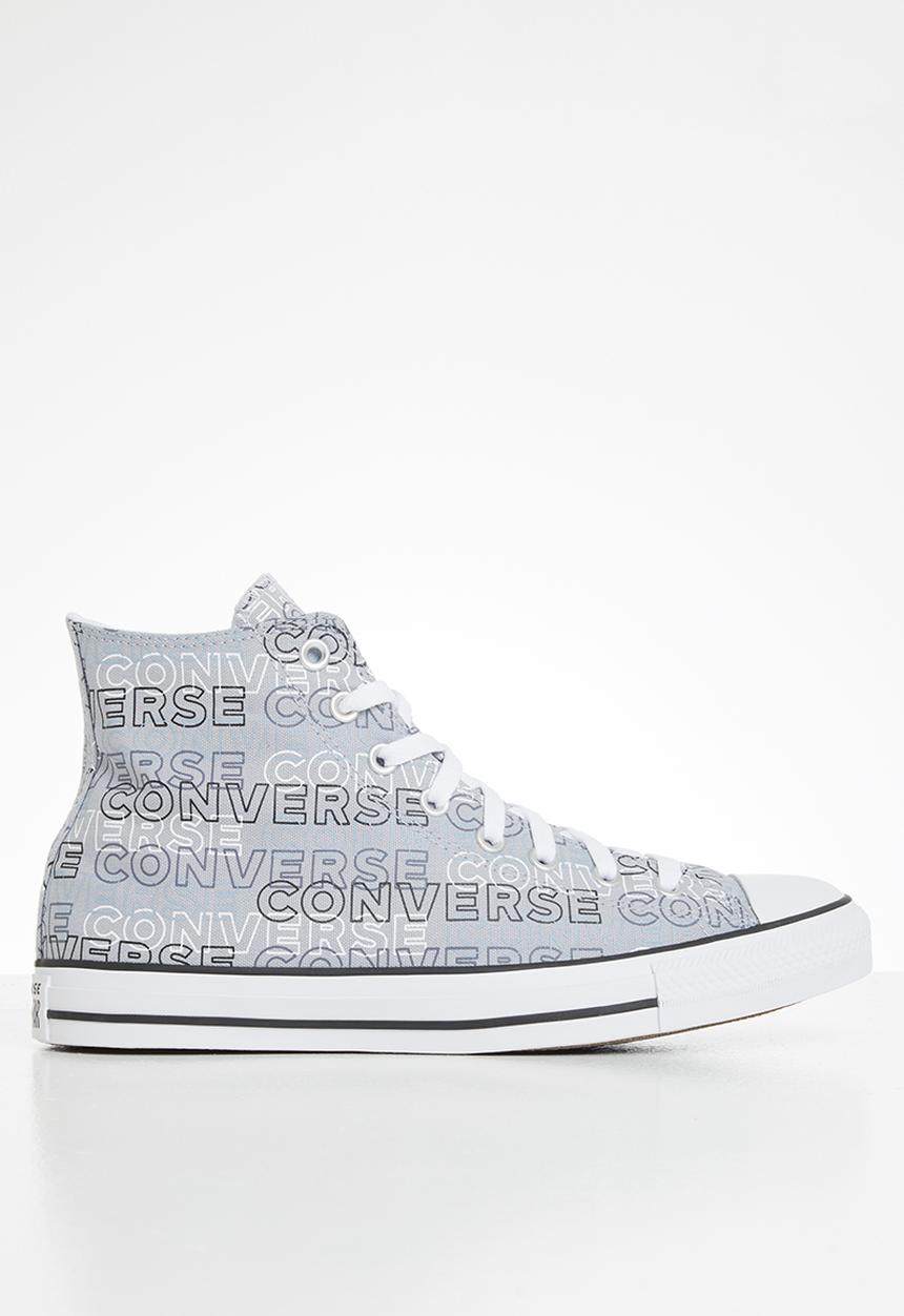 Converse - Chuck taylor all star wordmark graphic hi - gravel/black/white 