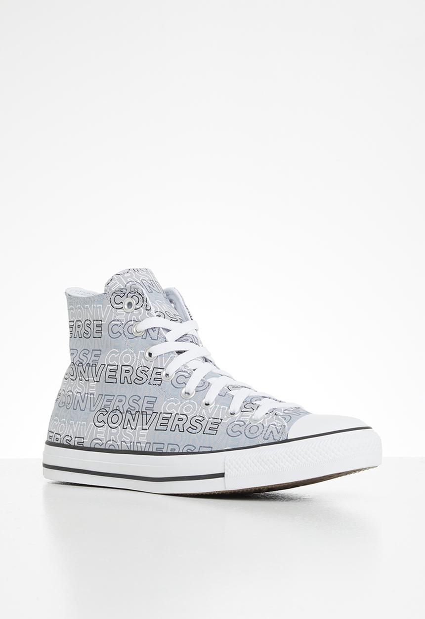 Converse - Chuck taylor all star wordmark graphic hi - gravel/black/white 