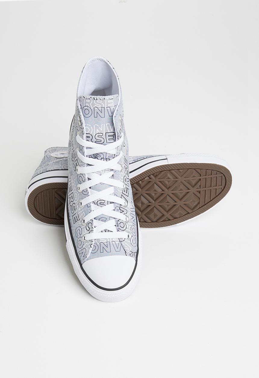 Converse - Chuck taylor all star wordmark graphic hi - gravel/black/white 