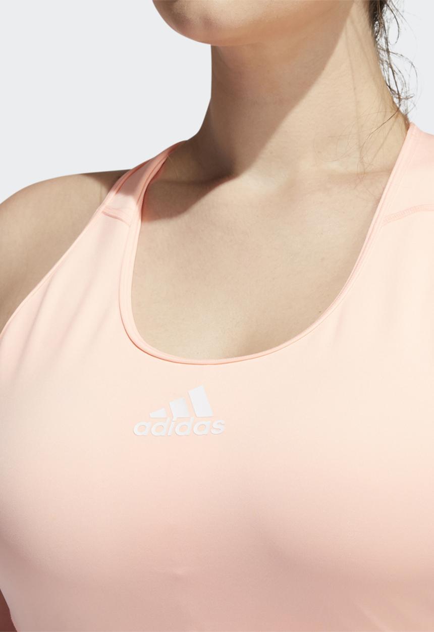 adidas Performance - Don't rest alphaskin padded bra - light flash orange