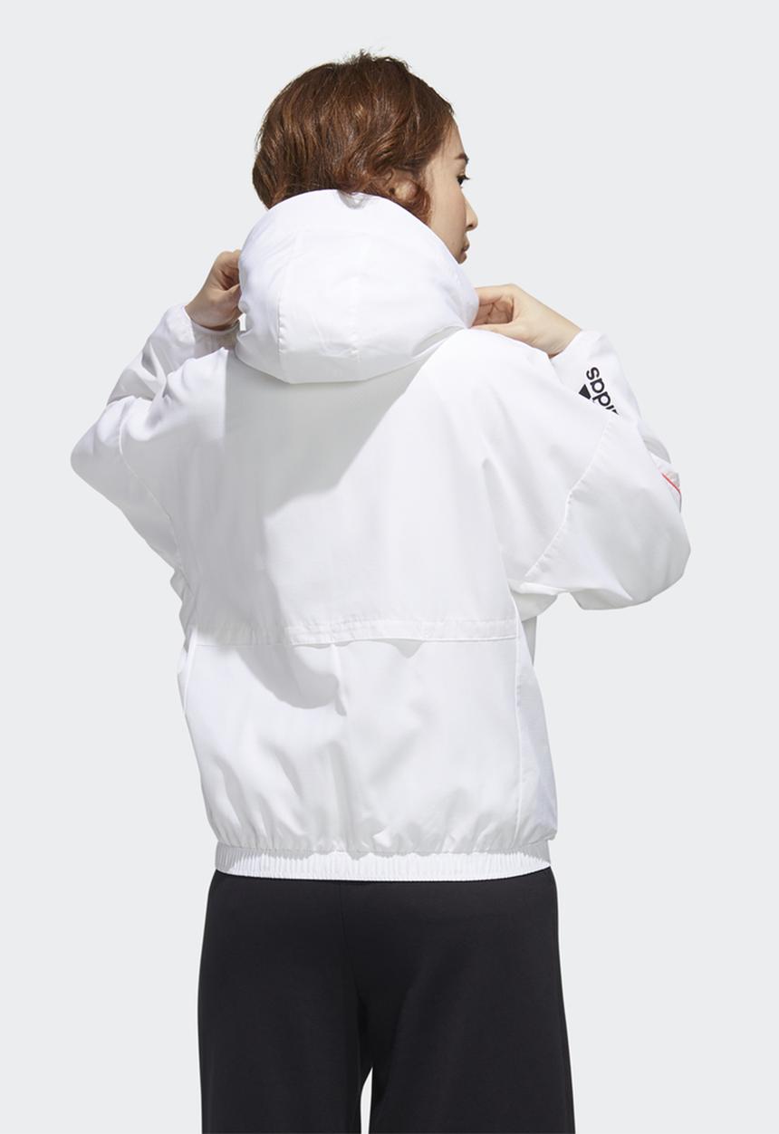 adidas Performance - Windbreaker jacket - white & black
