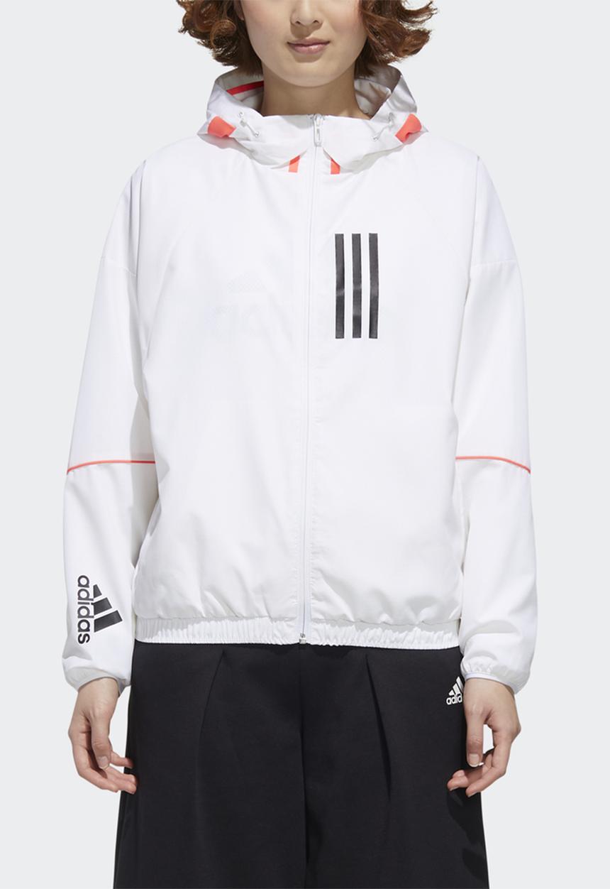 adidas Performance - Windbreaker jacket - white & black