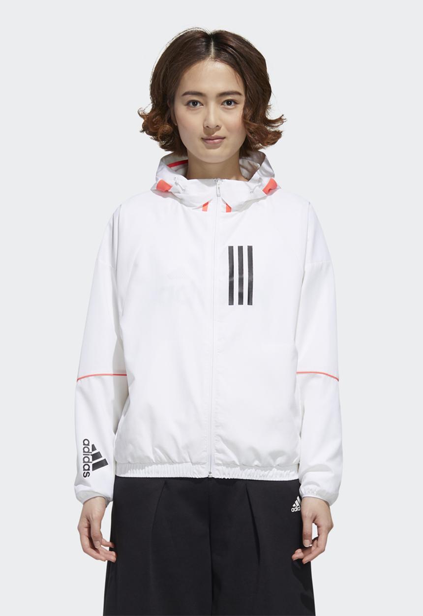adidas Performance - Windbreaker jacket - white & black