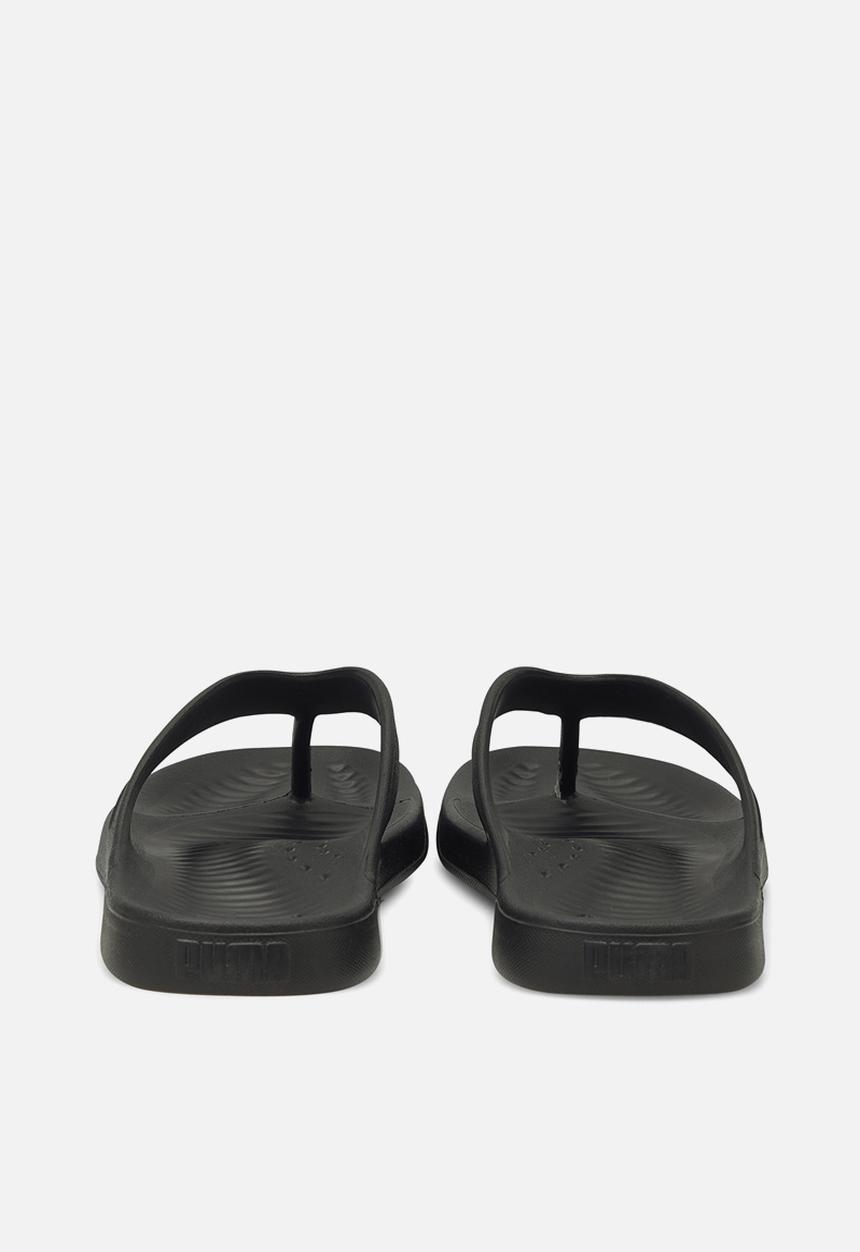PUMA - Aqua flip flops - black & white 