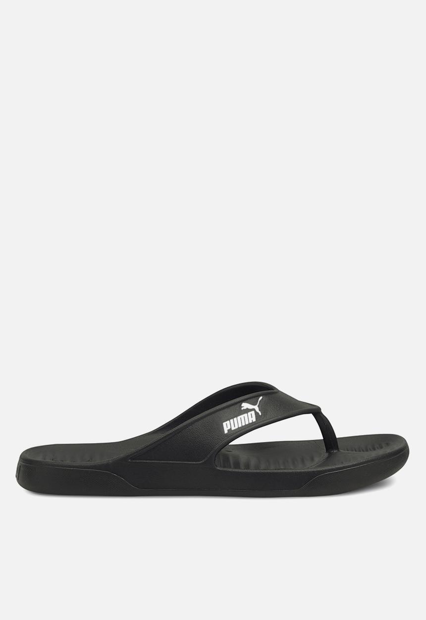 PUMA - Aqua flip flops - black & white 