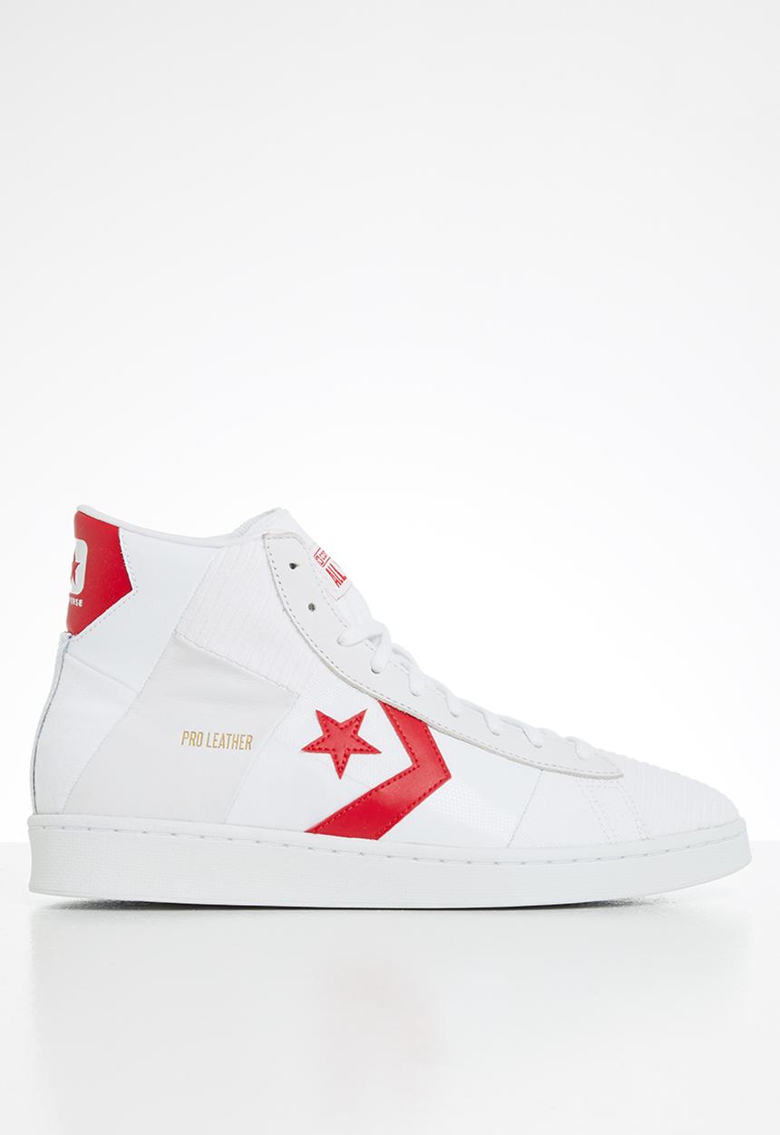 Converse - Pro leather parquet court hi - white/university red/white