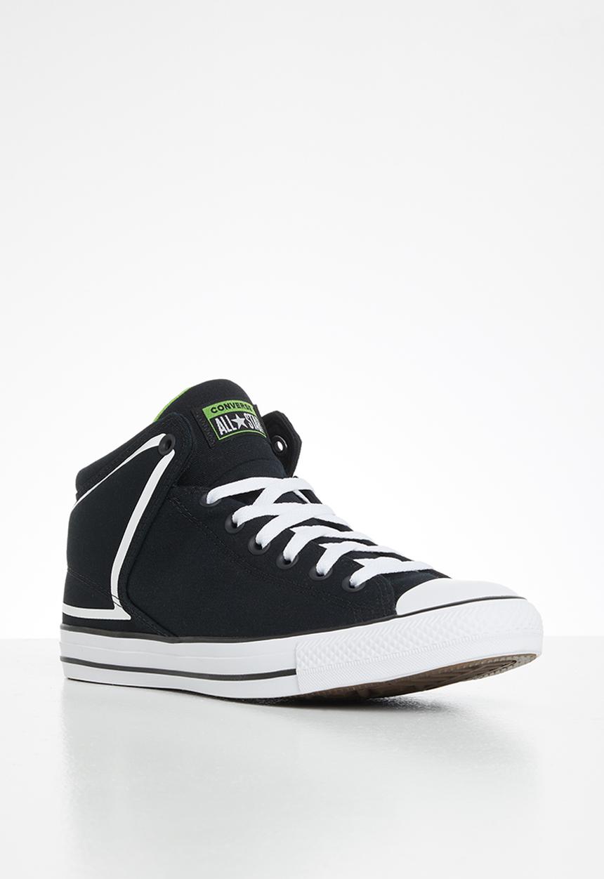Converse - Chuck taylor all star high street canvas mid - black & white