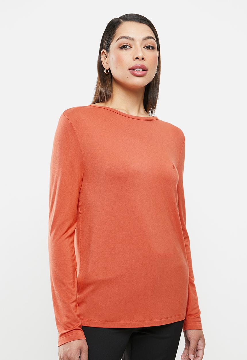 POLO - Toronto long sleeve basic T-shirt - orange