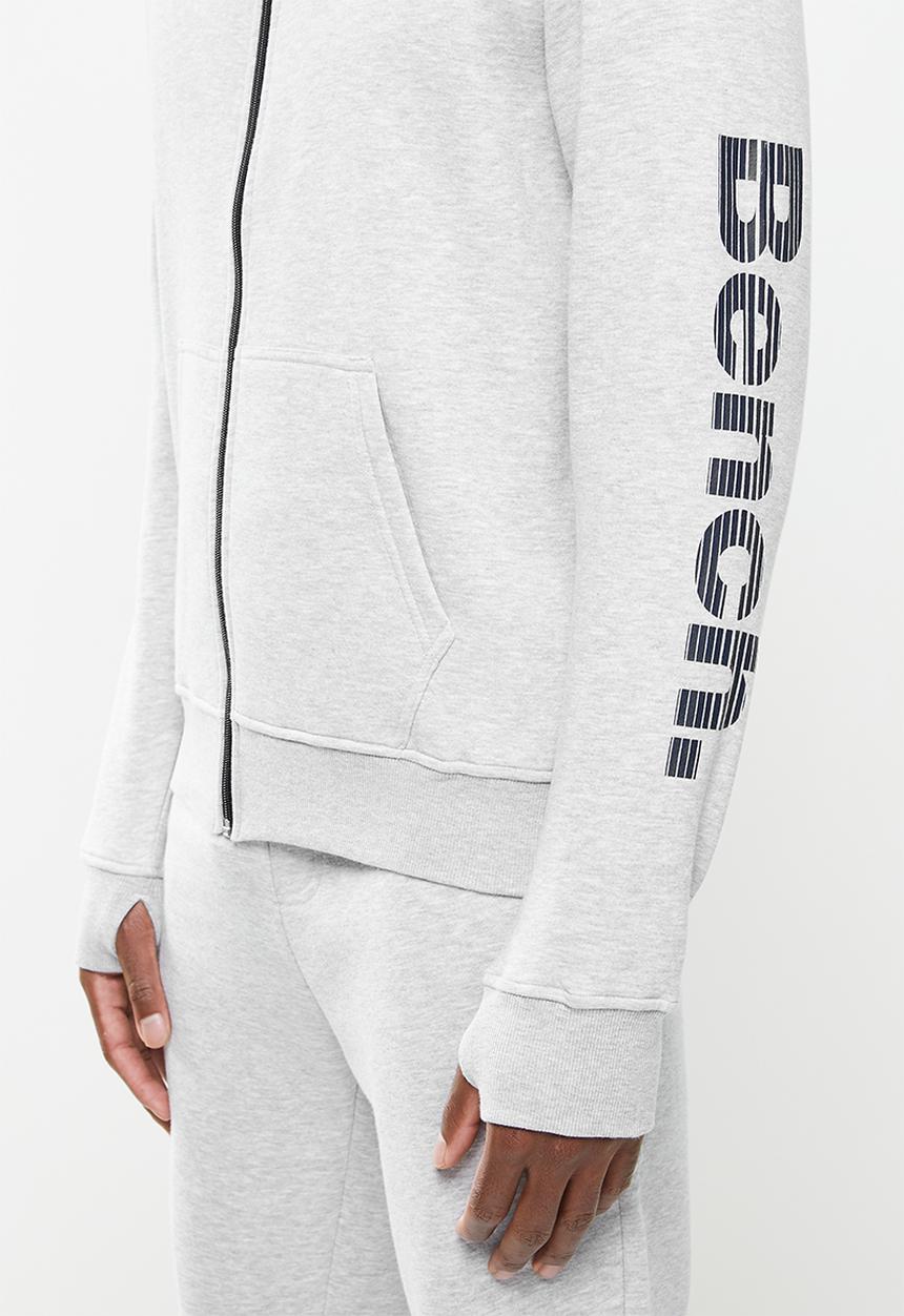 Bench - Maslow zip fleece - grey 