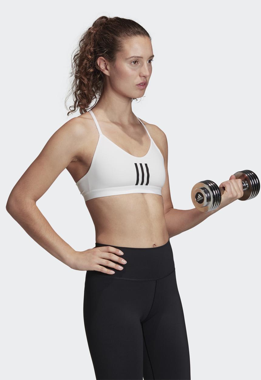 adidas Performance - Am 3s mesh bra - white/black