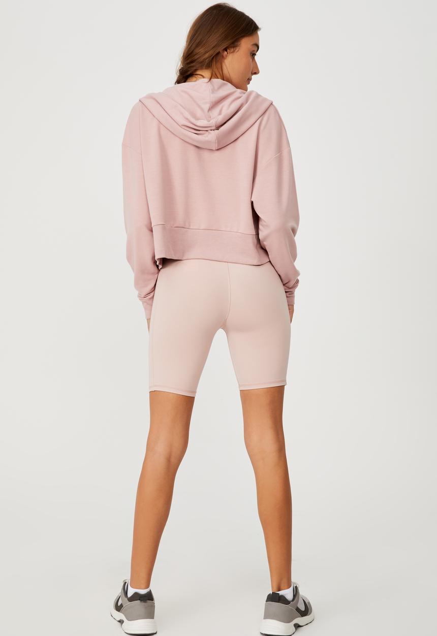 Cotton On - The elite mid length bike short - almond pink