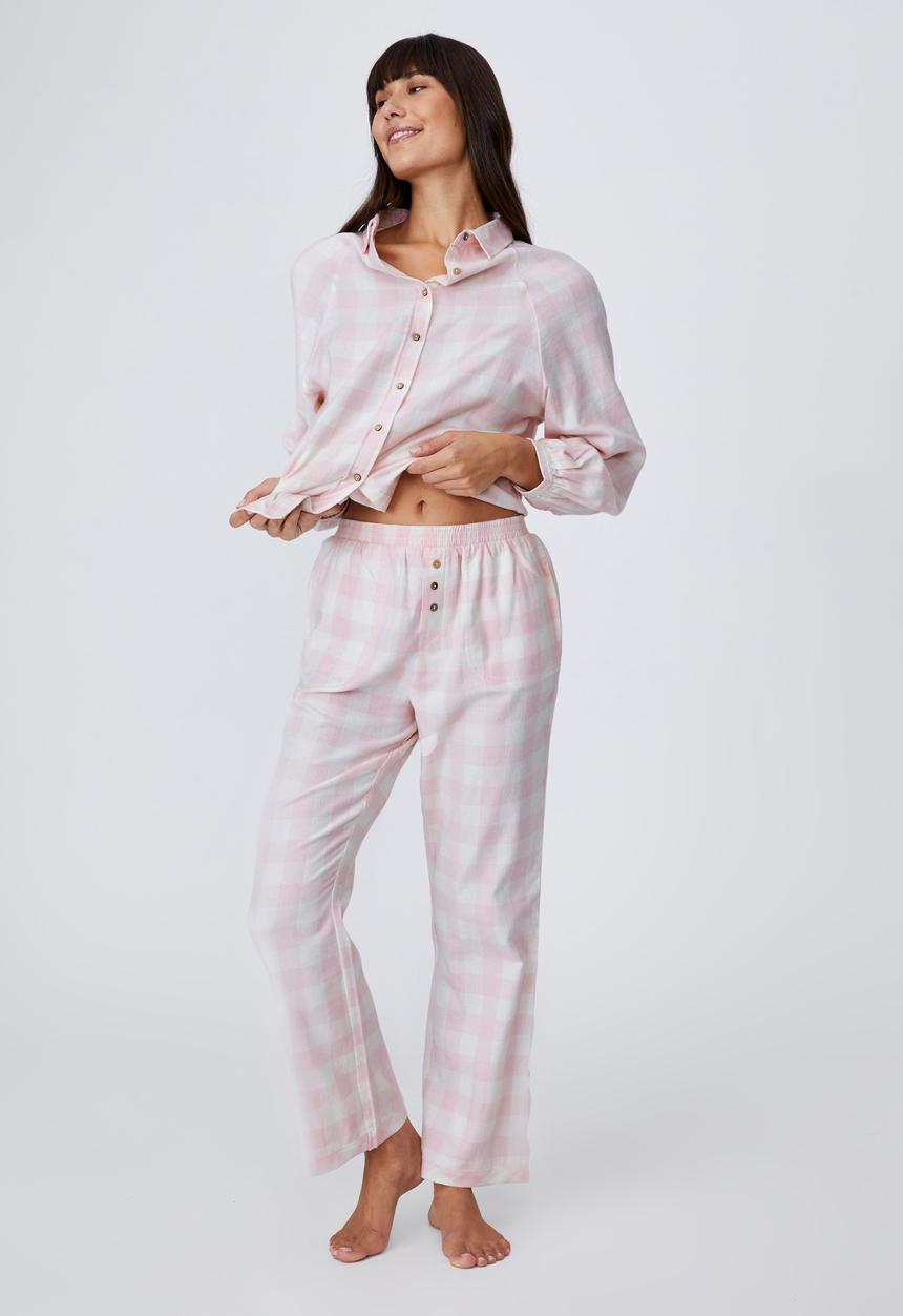 Cotton On - Warm flannel sleep pant - gingham check