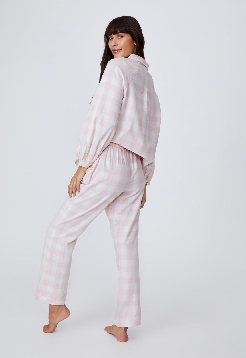 Cotton On - Warm flannel sleep pant - gingham check