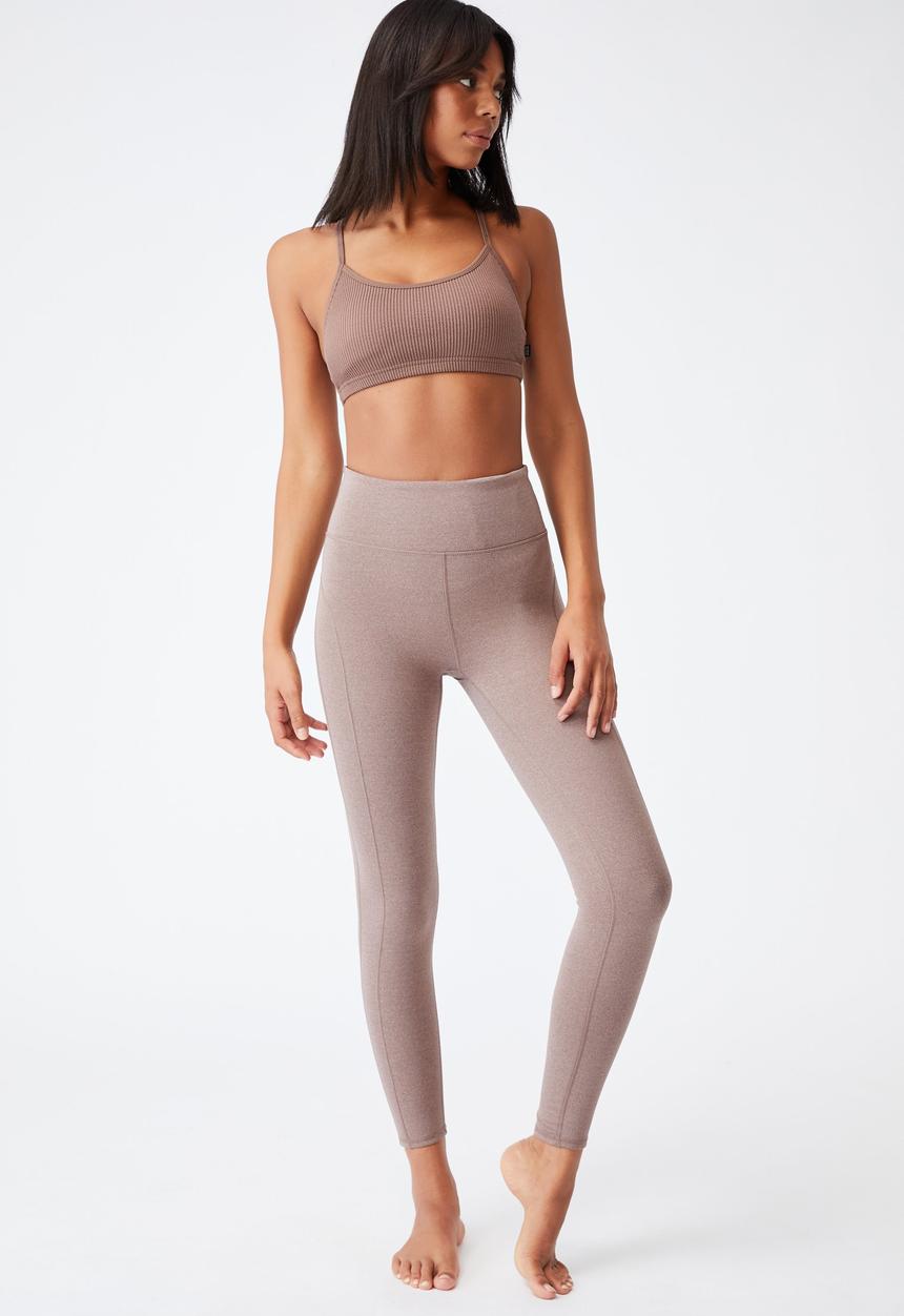 Cotton On - Winter fleece lined tight - raw umber marle