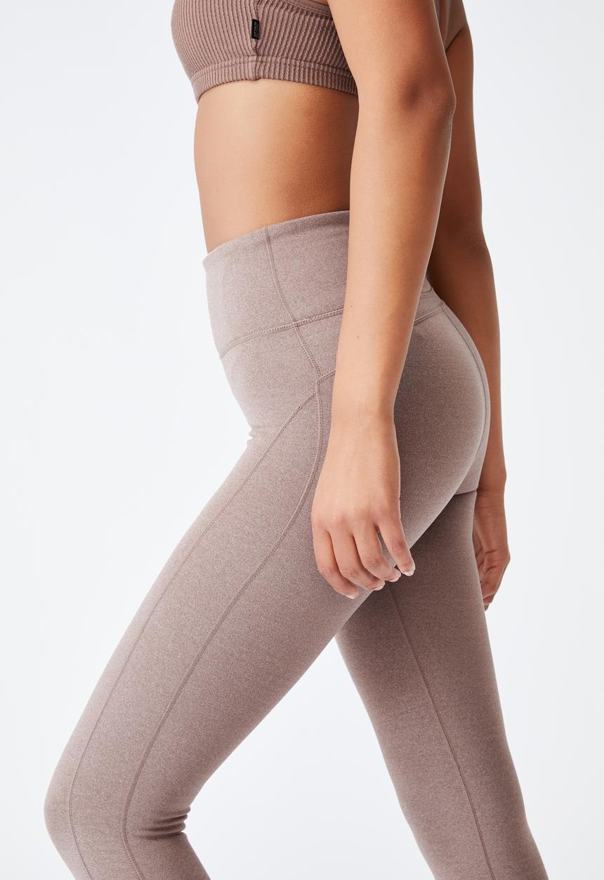 Cotton On - Winter fleece lined tight - raw umber marle