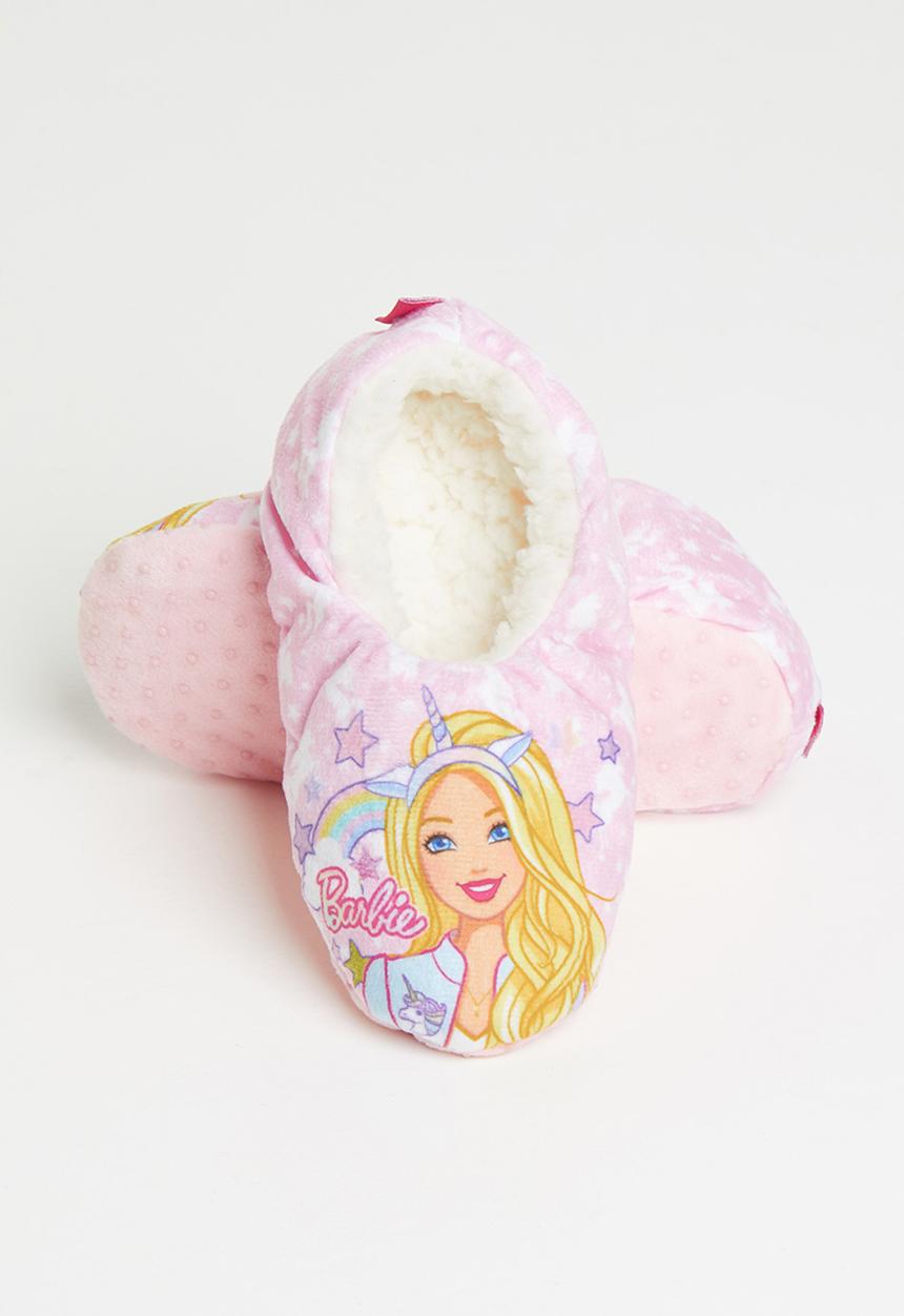 Character Group - Barbie sherpa slippers - pink