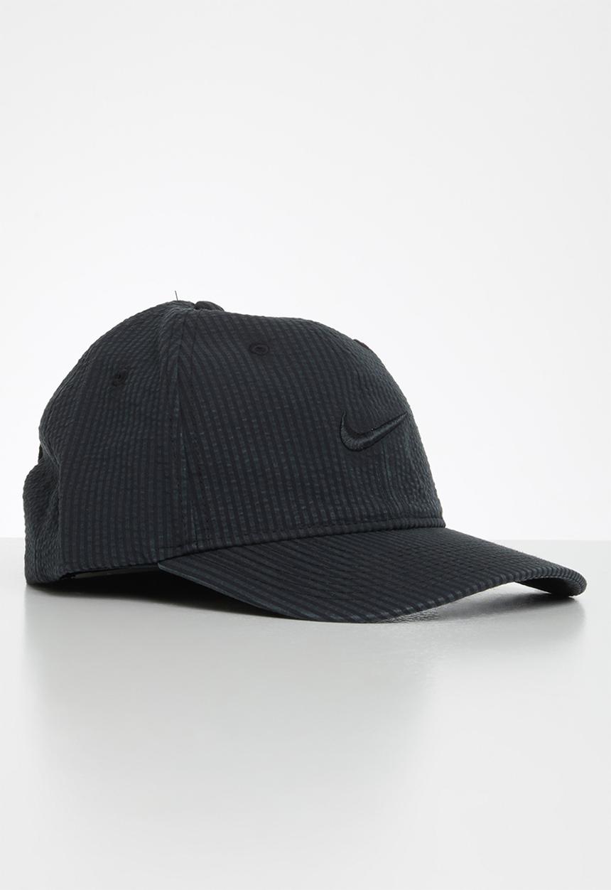 Nike - U Nike h86 flatbill seersucker - black