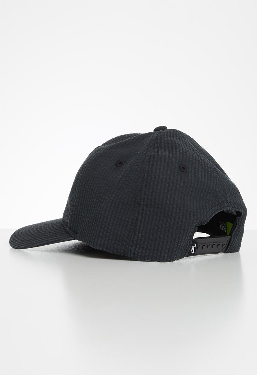 Nike - U Nike h86 flatbill seersucker - black