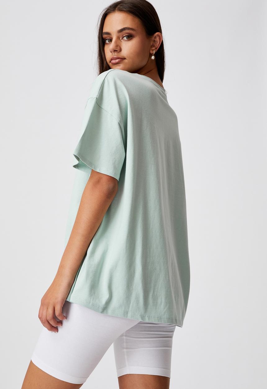 Factorie - Super relaxed graphic tee - ether