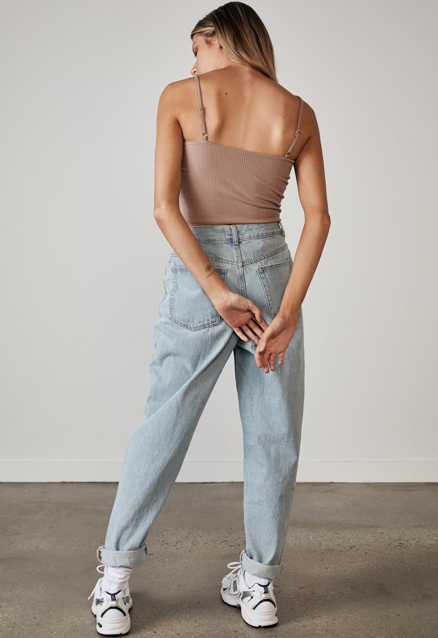 Factorie - Ribbing cami - dirty blush