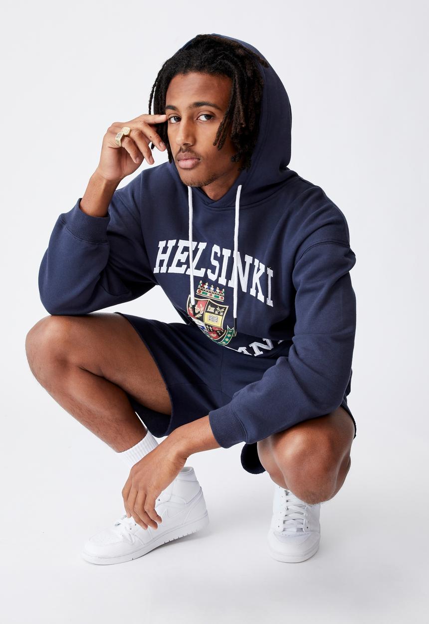 Factorie - Elite oversized hoodie - indigo