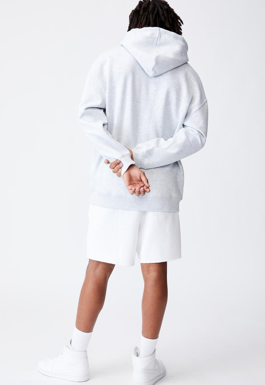 Factorie - Elite oversized hoodie - silver marle