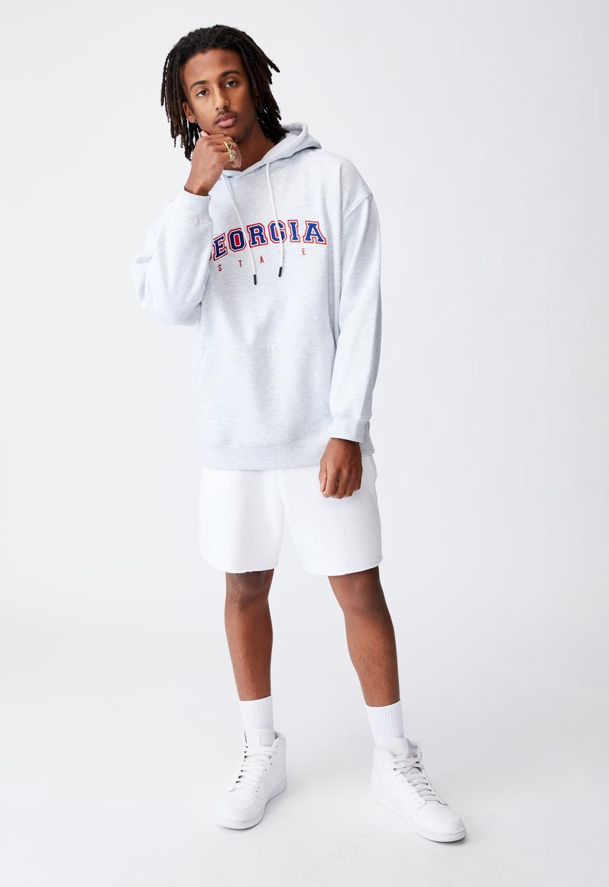 Factorie - Elite oversized hoodie - silver marle