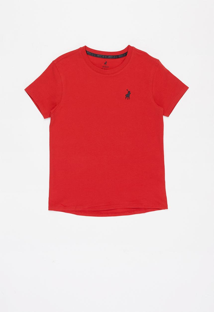 POLO - Girls kelly short sleeve tee - red
