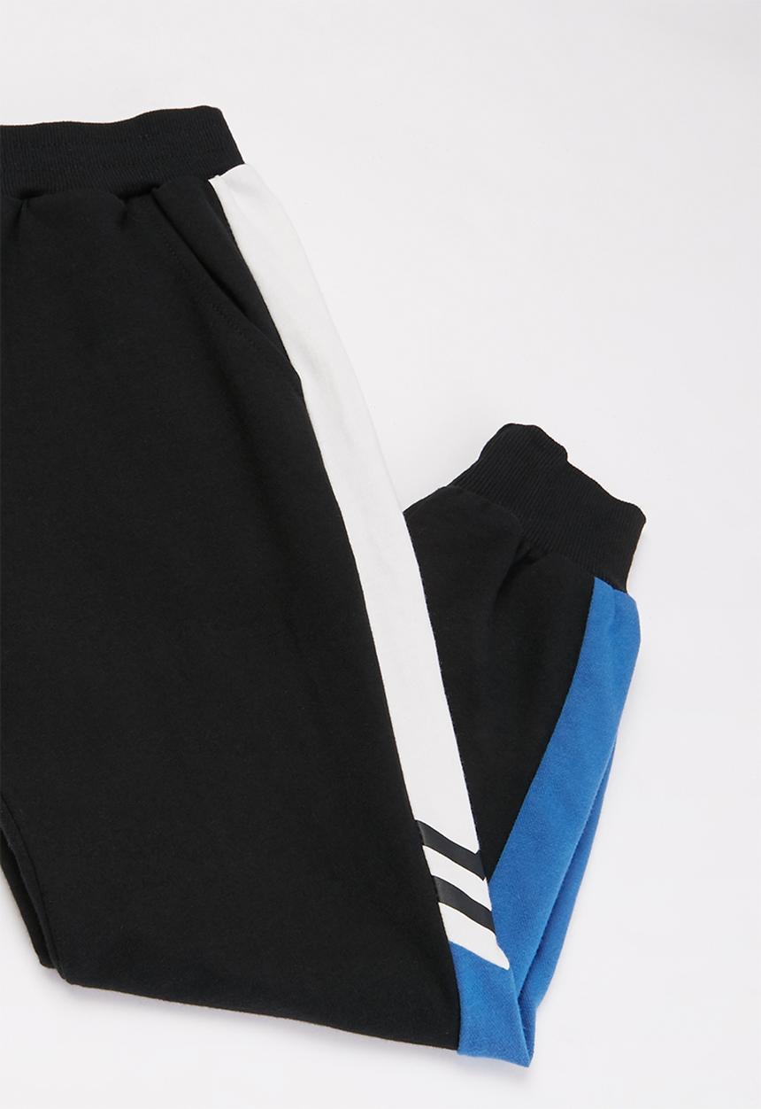 Pop Candy - Boys sweatshirt & jogpants set - black & blue 