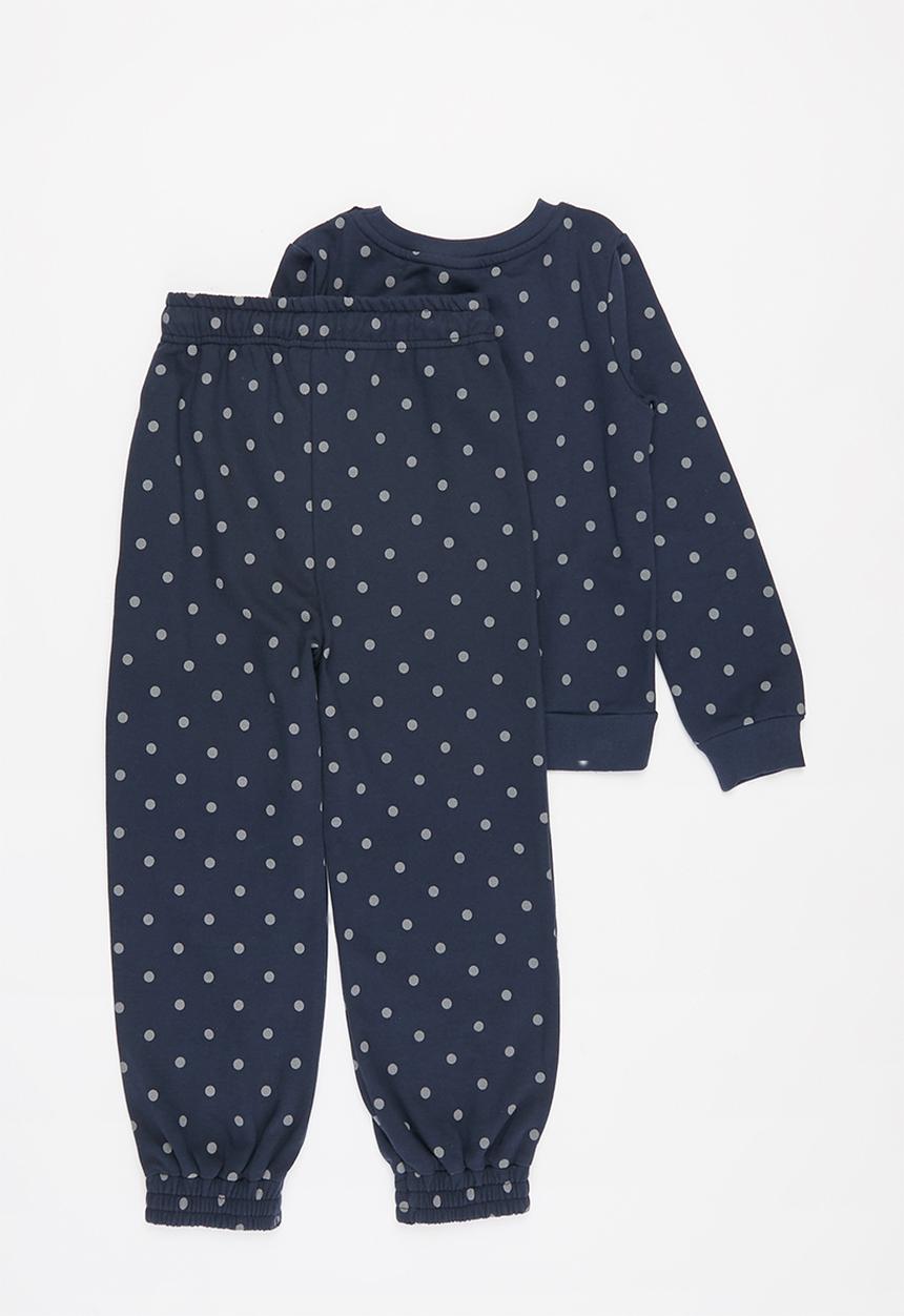 Pop Candy - Girls sweat top & jogger set - navy