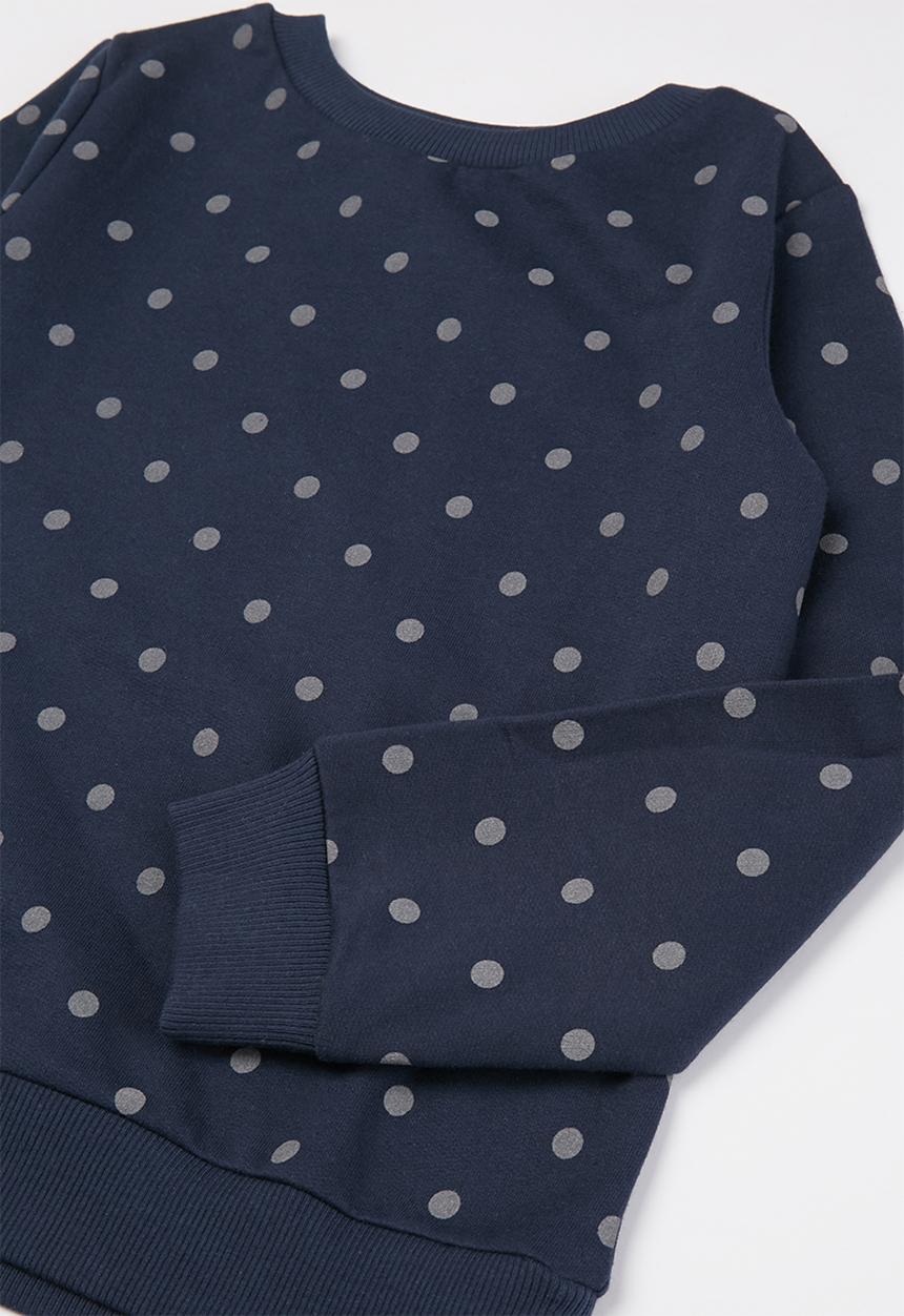 Pop Candy - Girls sweat top & jogger set - navy