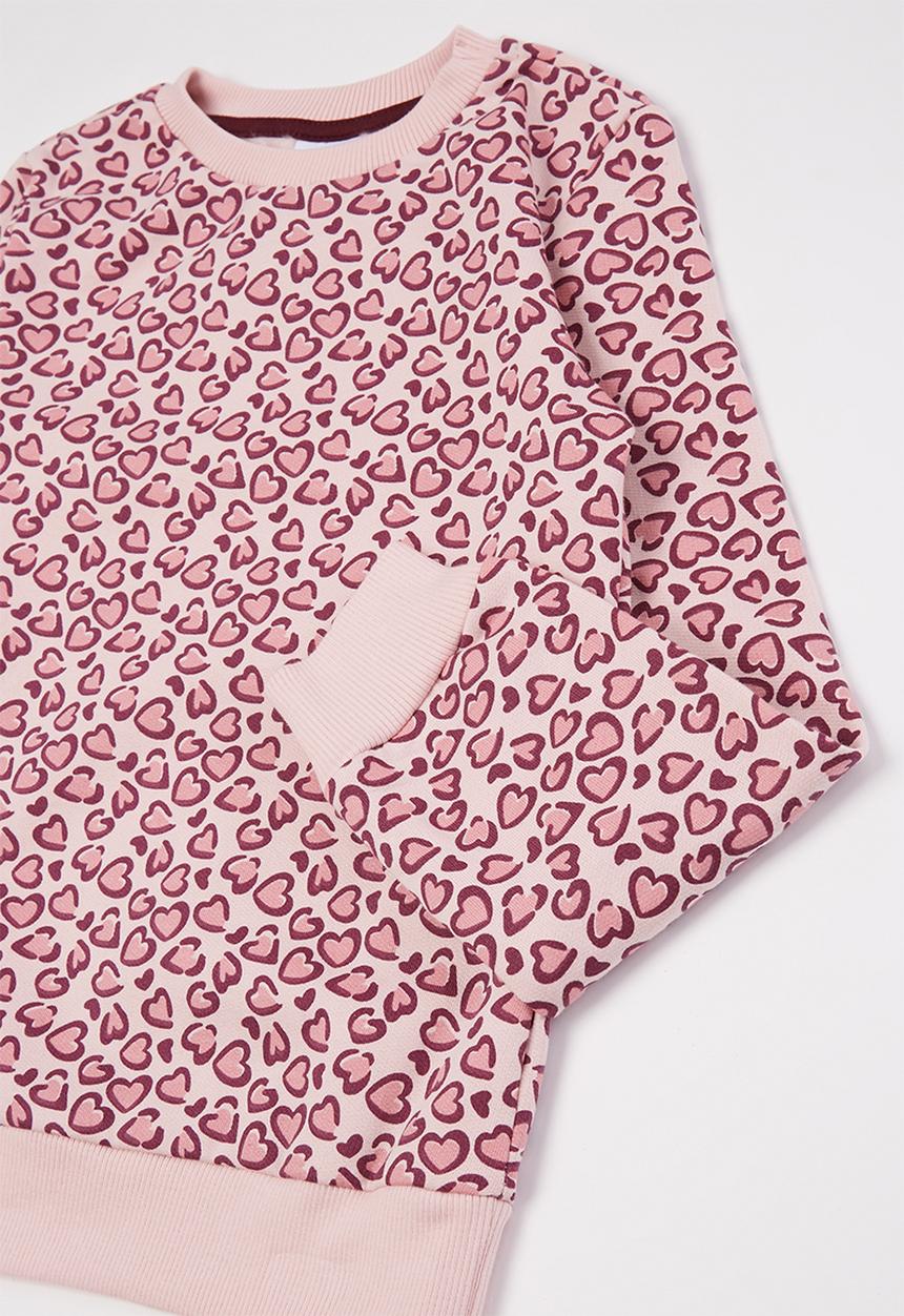 Pop Candy - Younger girls sweat top & joggers set - pink
