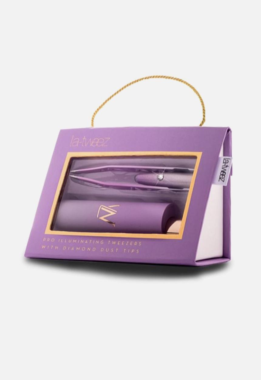 la-tweez - Pro Illuminating Tweezers - Violet Ombre