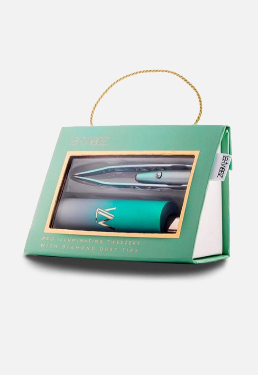 la-tweez - Pro Illuminating Tweezers - Mint Ombre