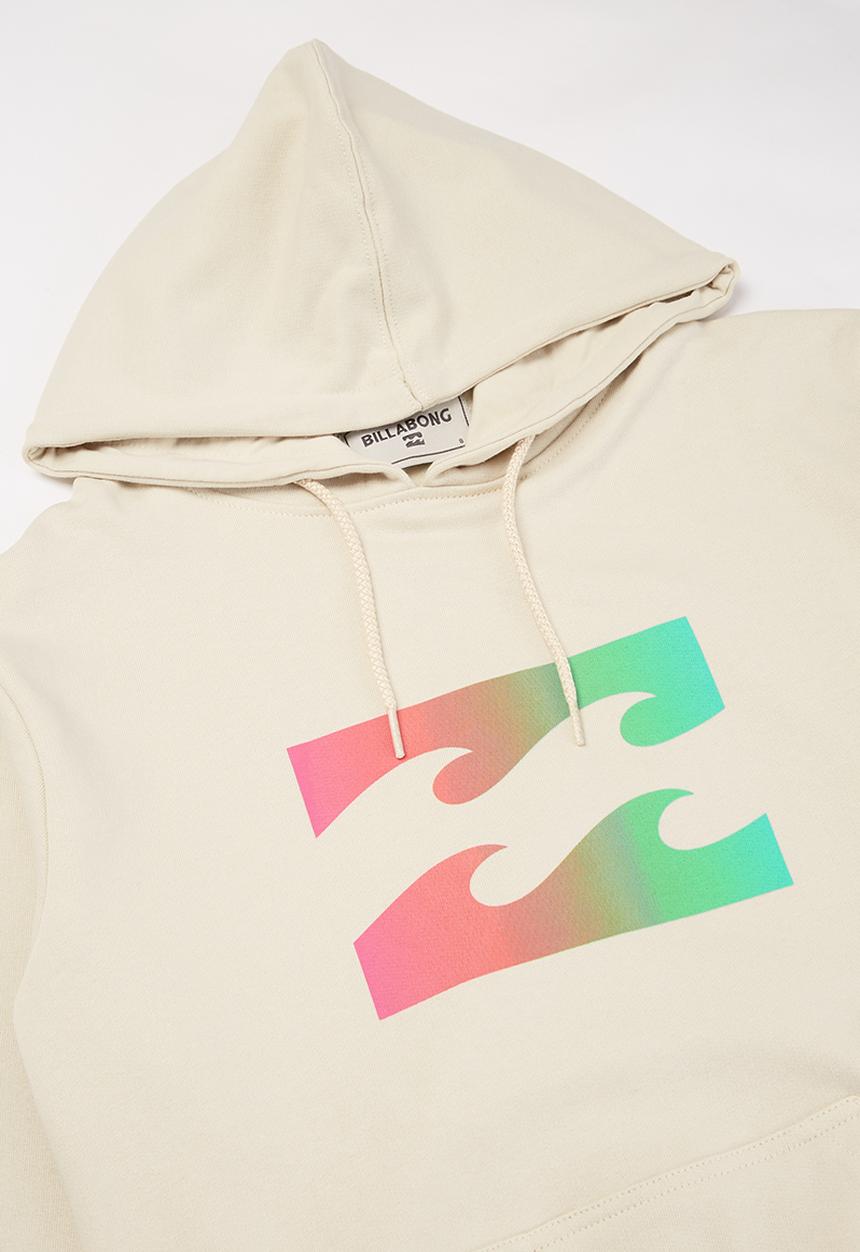 Billabong  - Team wave pop hood - beige
