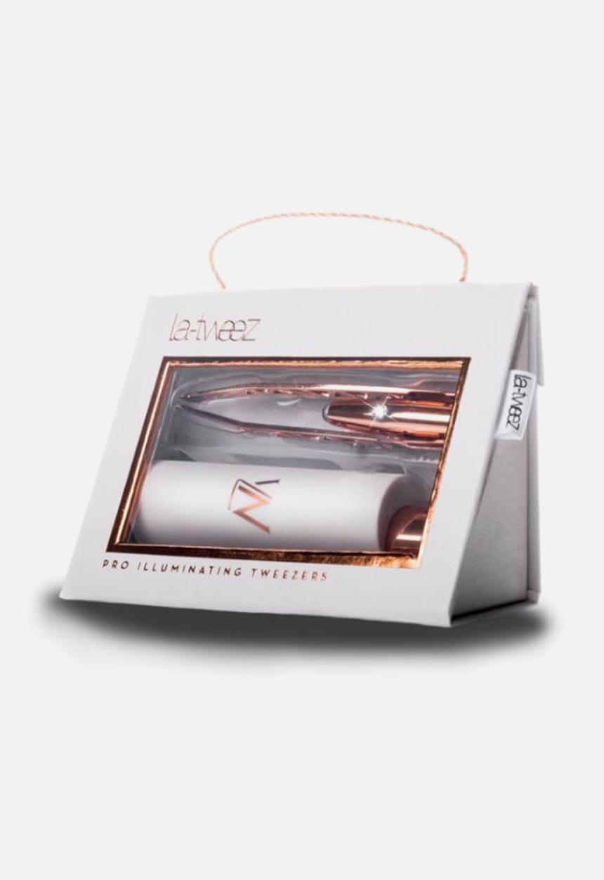 la-tweez - Pro Illuminating Tweezers - Rose Gold
