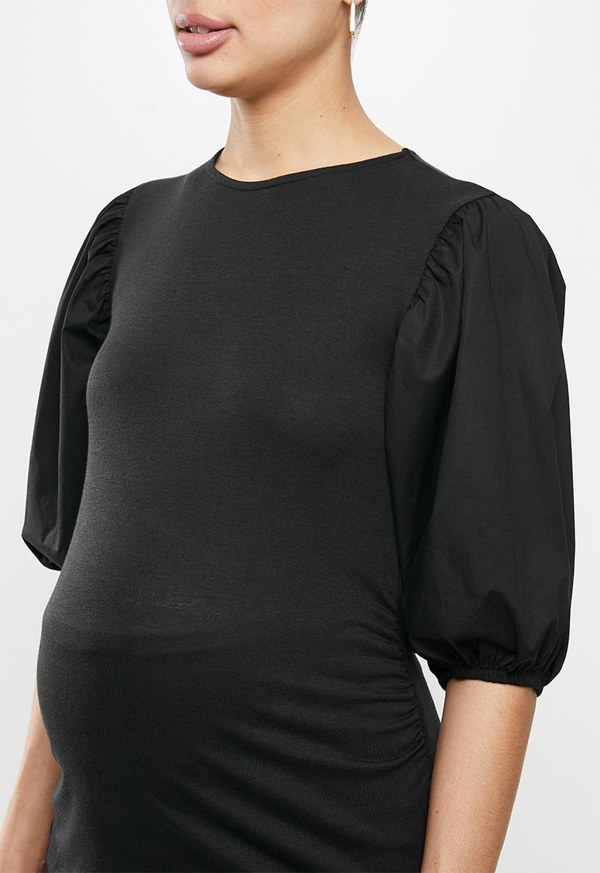 Superbalist - Puff sleeve tee - black