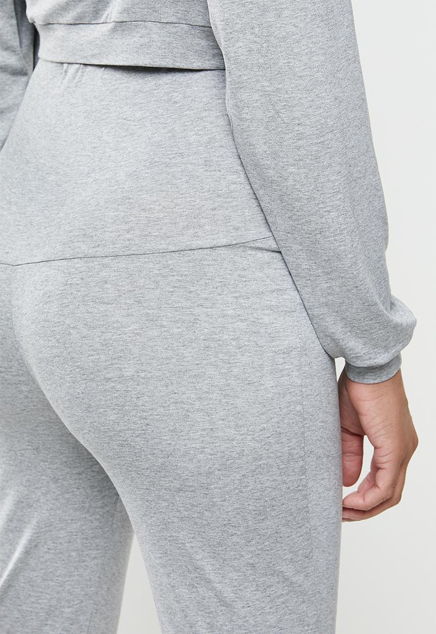 Superbalist - Cuffed tummy band jogger - light grey 