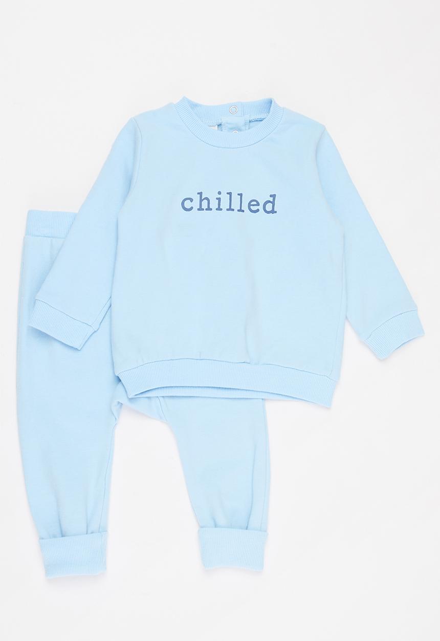 Cotton On - Bobbi & peta tracksuit - skye haze/chilled